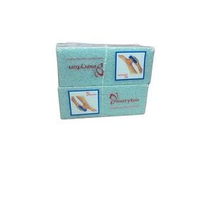 Maryton Professional Pumice Stone 2-in-1 Foot Scrubber Set of 4 Blue